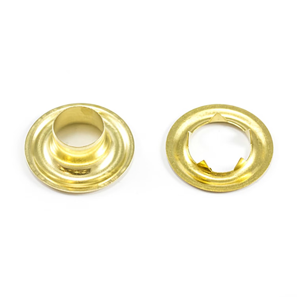 [234398] DOT® Grommet with Tooth Washer 7/16" Brass #3 (144 pack)