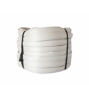 Keder Solapa soldada Blanca de 8.5 mm rollo con 91.44 mts