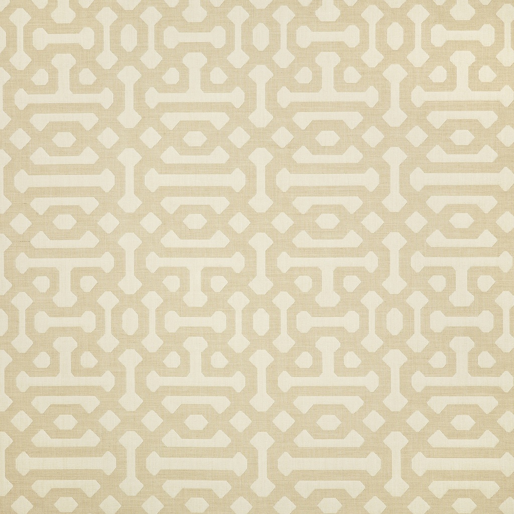 Sunbrella 54" 45991-0001 Fretwork Flax