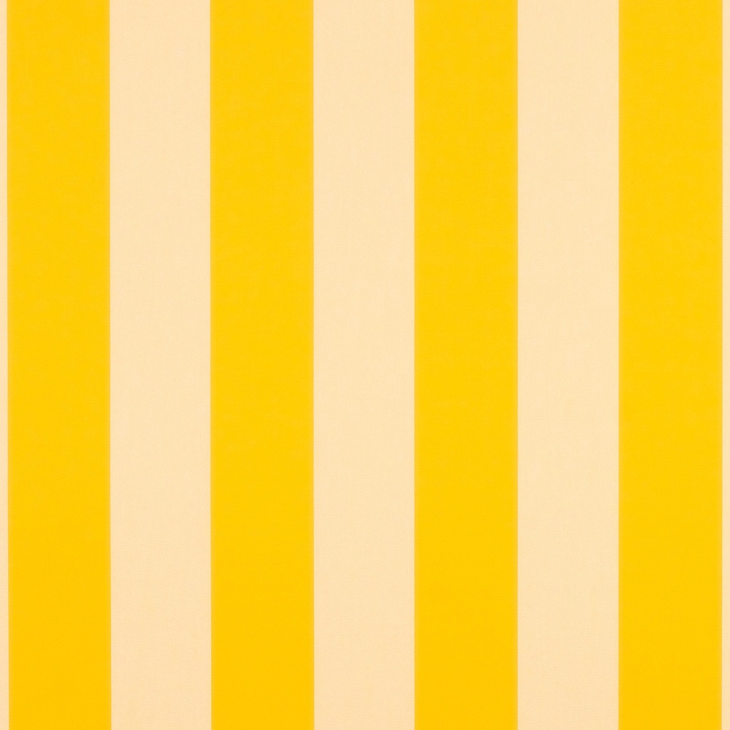 Sunbrella 46" 5702-0000 Beaufort  Yellow/White 6-Bar