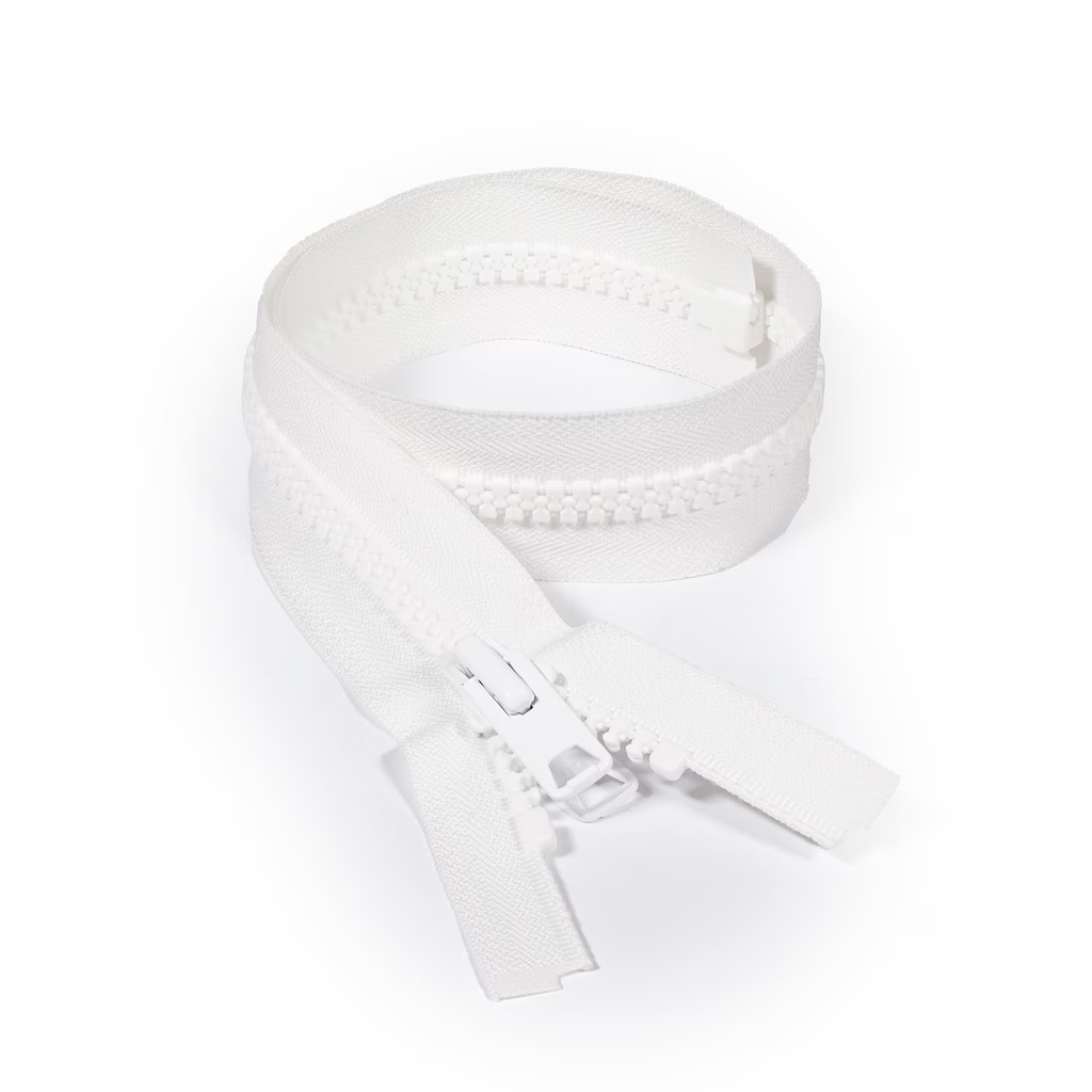 [296063] YKK® VISLON®  #10 Blanco de 0.60 mts de largo
