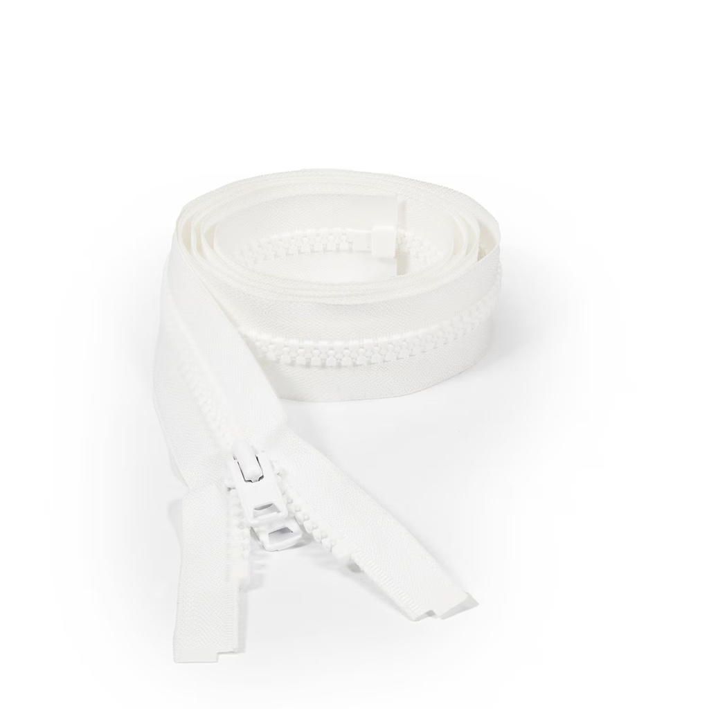 [296076] YKK® VISLON®  #10 Blanco de 1.52 mts de largo