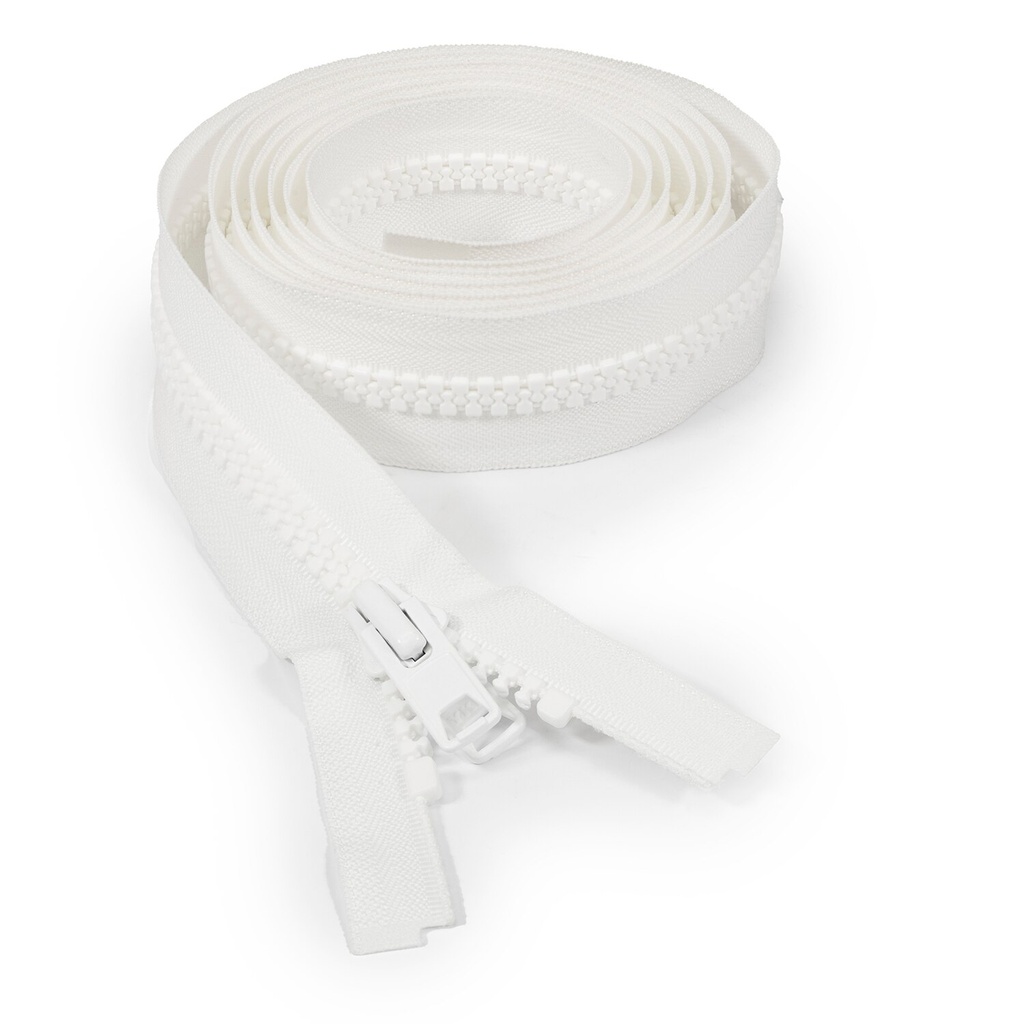 [296086] YKK® VISLON®  #10 Blanco de 2.13 mts de largo