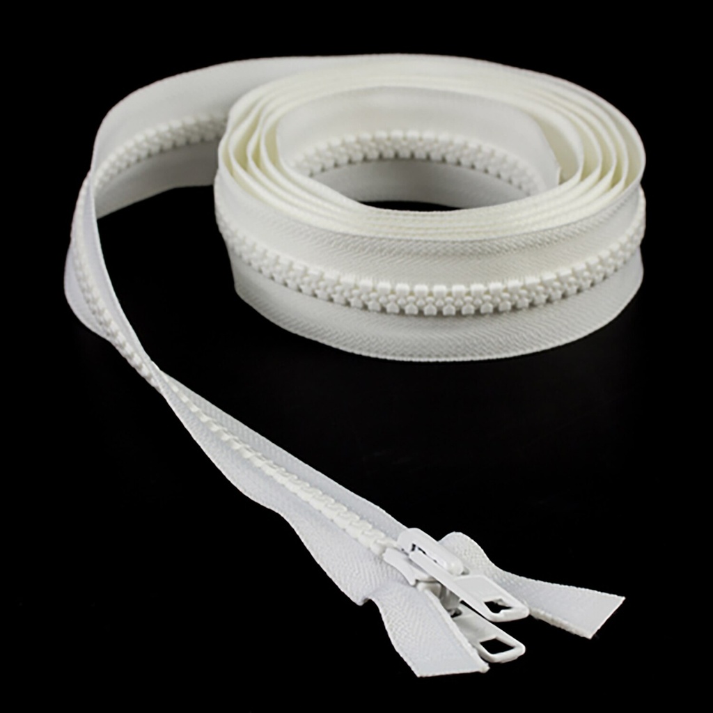 [296087] YKK® VISLON®  #10 Blanco de 2.28 mts de largo