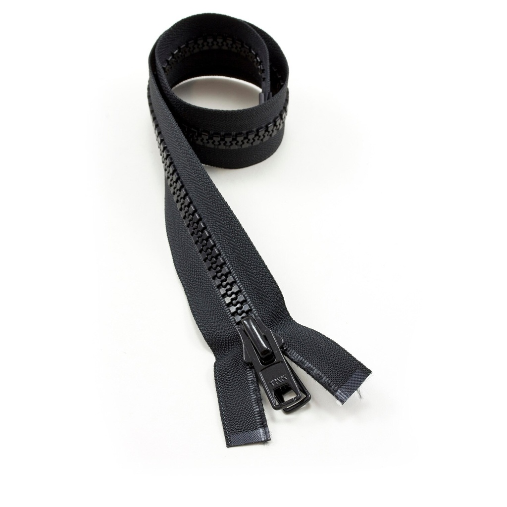 [296120] YKK® VISLON®  #10 Negro de 0.45 mts de largo