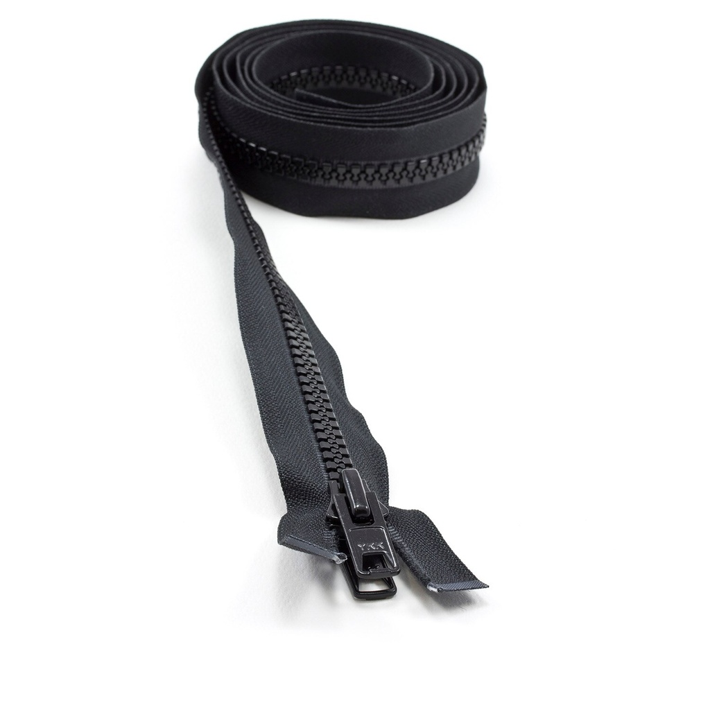 [296139] YKK® VISLON®  #10 Negro de 1.82 mts de largo