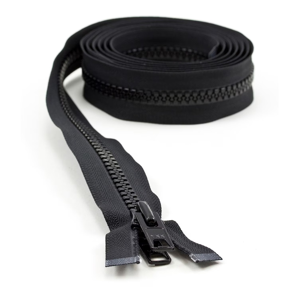 [296148] YKK® VISLON®  #10 Negro de  2.28 mts de largo